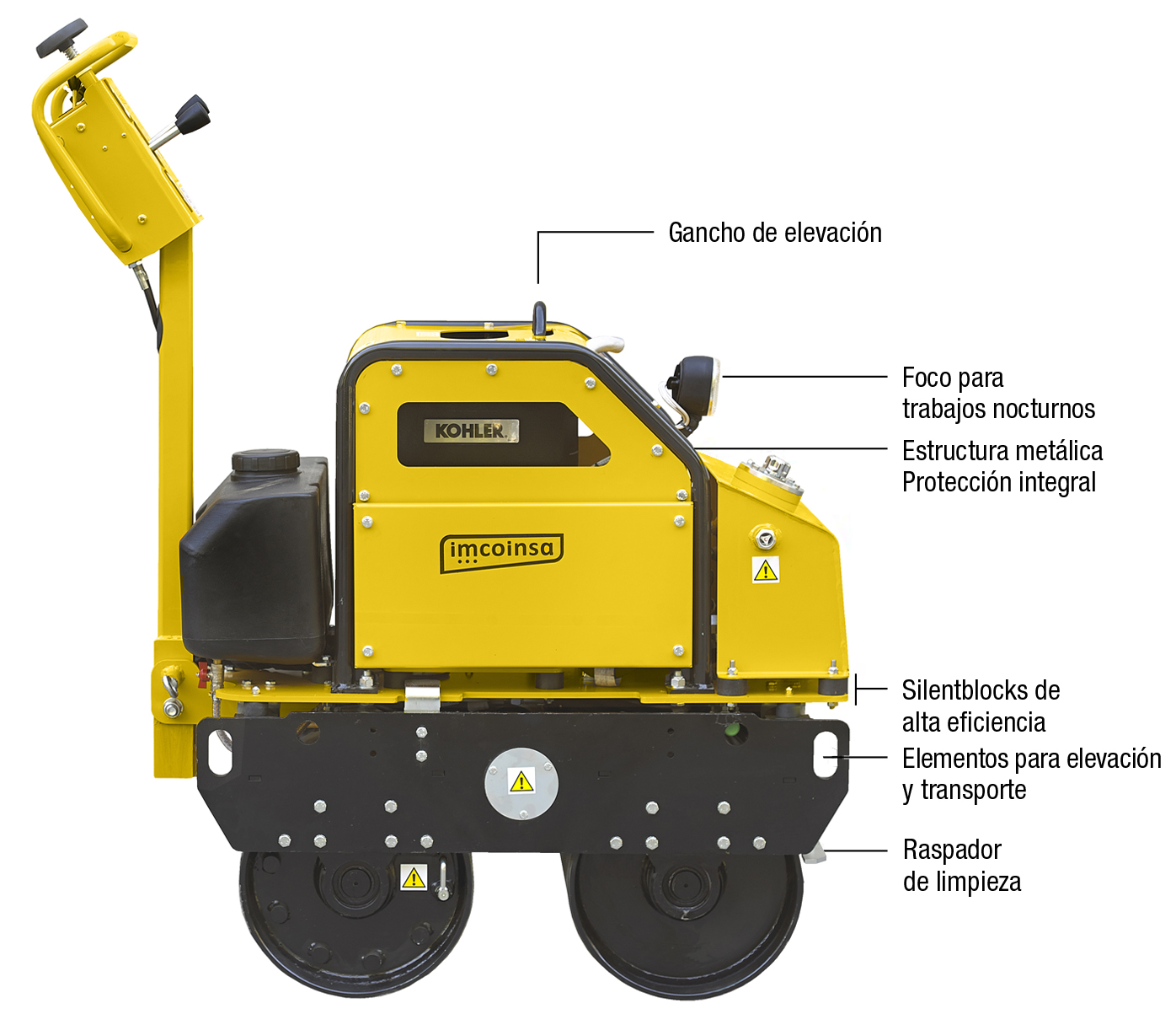 Rodillo 740 kg. Hidrostático Imcoinsa